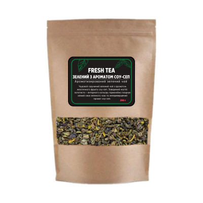 Чай зелений Fresh Tea з ароматом Соу-сеп 250г