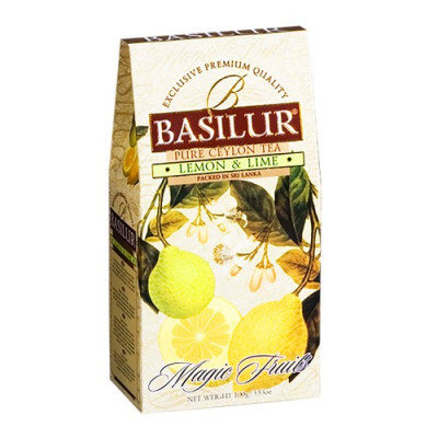 Чай Basilur Волшебные фрукты Лимон+Лайм (100г)