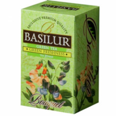 Чай Basilur Букет Зеленая свежесть 25 пак (саше)